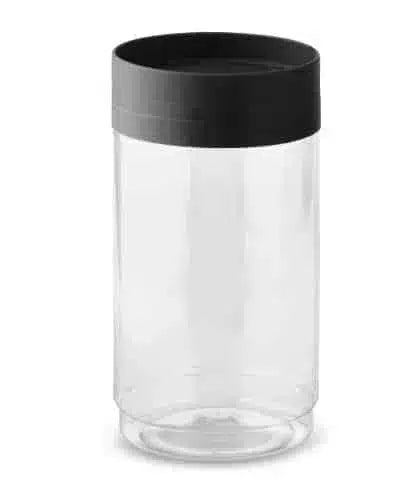 Max Plast Clear Plastic Jar with Lid for Storing Legumes