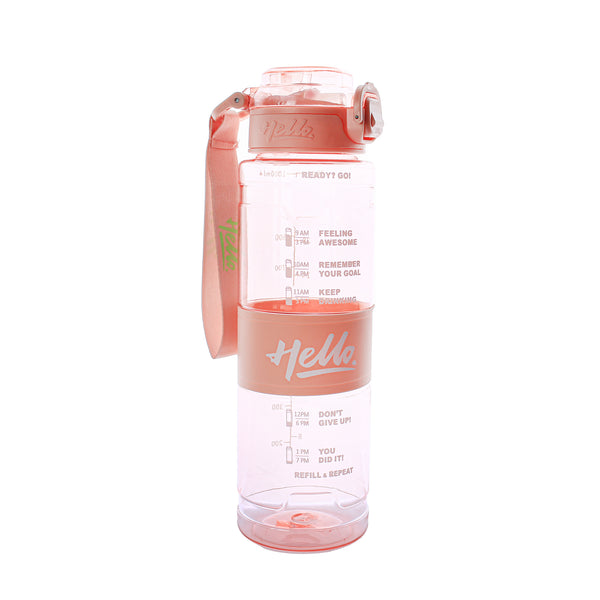 HELL0 1000ml Sports Water Bottle