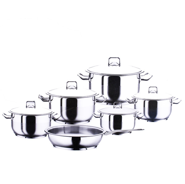 11-piece Turkish stainless steel cookware set