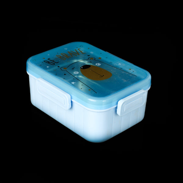 Be Brave transparent lunch box + spoon