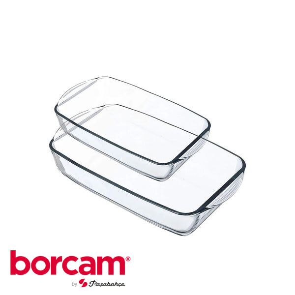 طقم طاجن زجاج قطعطين borcam