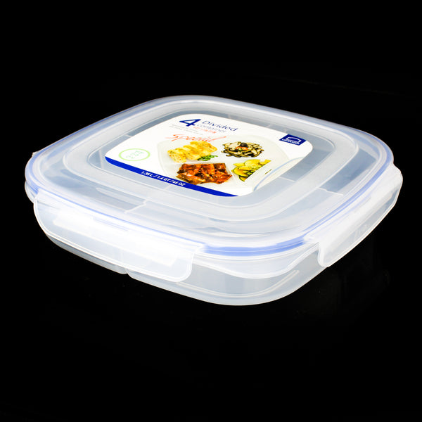 Lock &amp; Lock special airtight container, divided into 4 parts, with a capacity of 1.35 litres