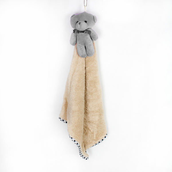 Microfiber teddy bear towel