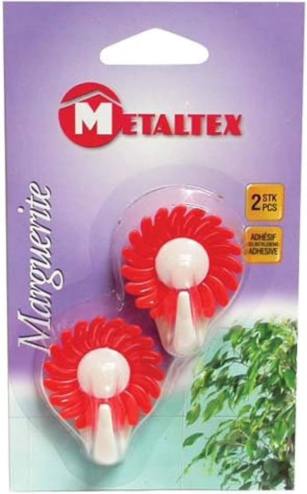 علاقة 4.5 سم بلاستيك 2 قطع metaltex marguerite