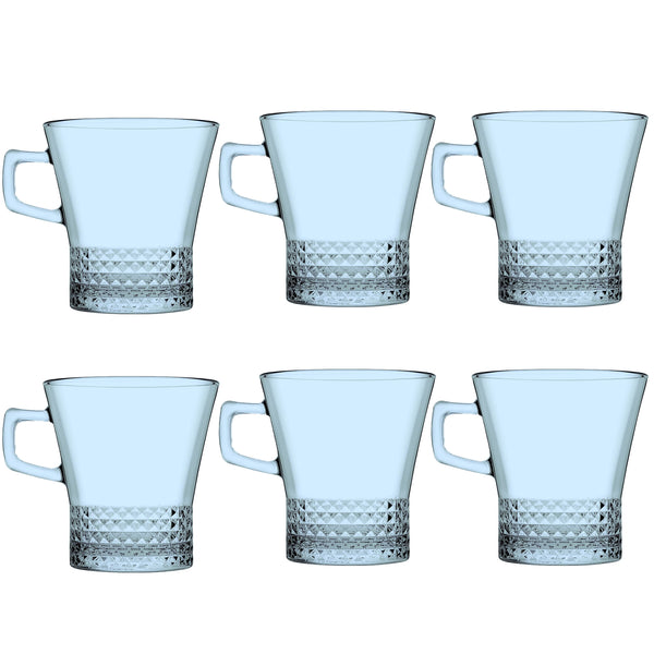 Kuvars 6-piece Pasabahce Mug Set 250ml