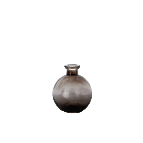 Gray Glass Vase/Bottle