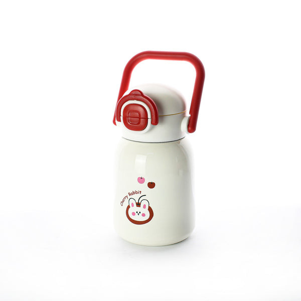 Cute Cat Design Stainless Steel Thermal Bottle for Kids - 500 ml
