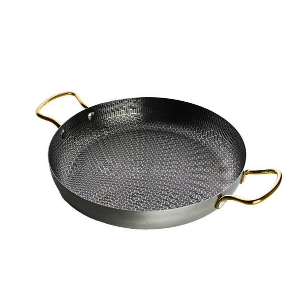 مقلاة / صينية بايا غير لاصقة بنقش قرص العسل