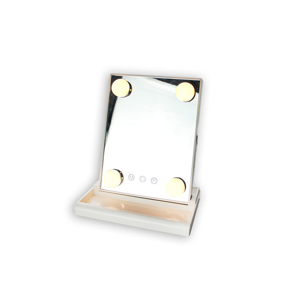 Lighted Makeup Mirror with LED Touch