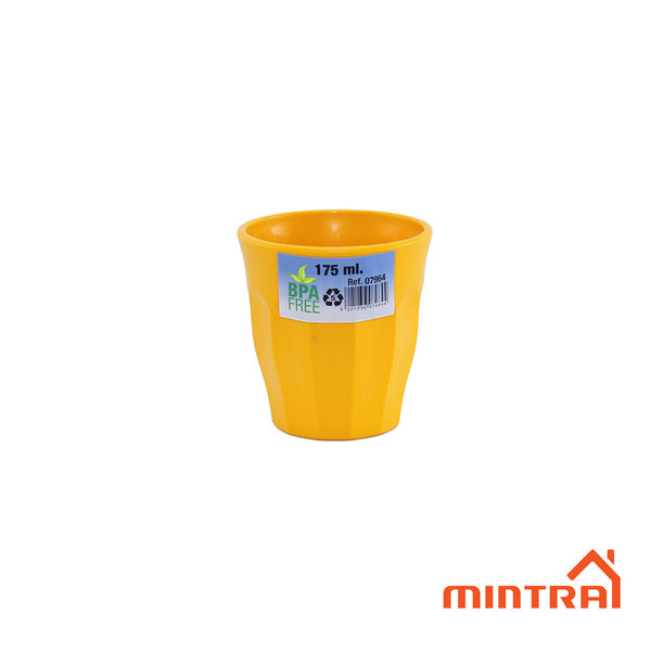 Small plastic cup, 175 ml capacity, anti-breakage colors