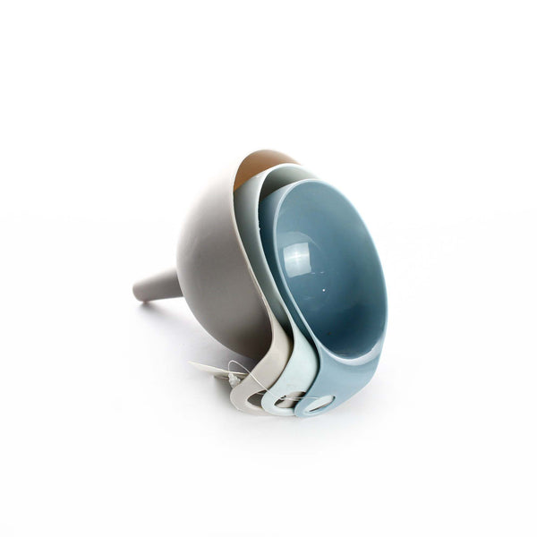 طقم 3 قمع مطبخ متداخل متعدد الأحجام