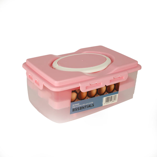 Egg storage box for 24 eggs, 2 rounds