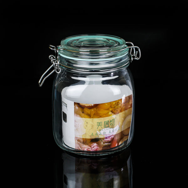 1000ml airtight glass jar