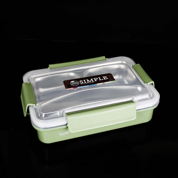 Stainless steel lunch box + spoon