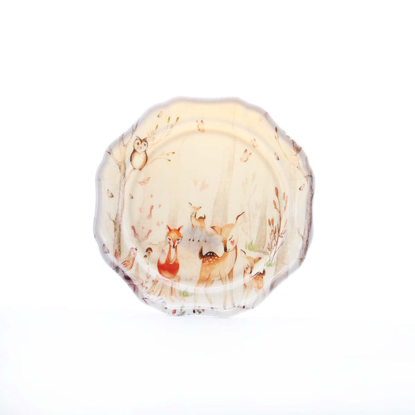 Melamine Scalloped Serving Plate 20cm