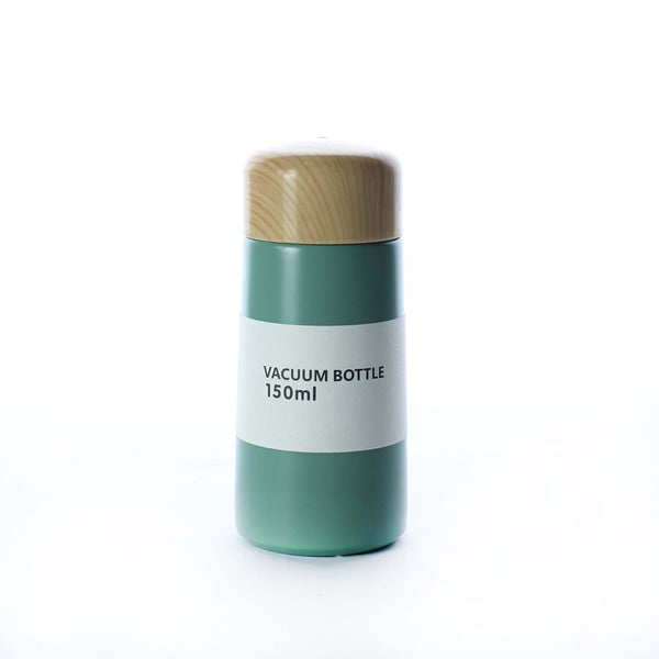 Mini Portable 150ml Vacuum Bottle - Wood Grain Cap - 150 ML