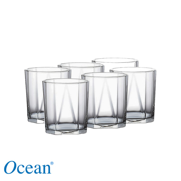 330 ml طقم 6 كبايات زجاج Ocean Pyramid