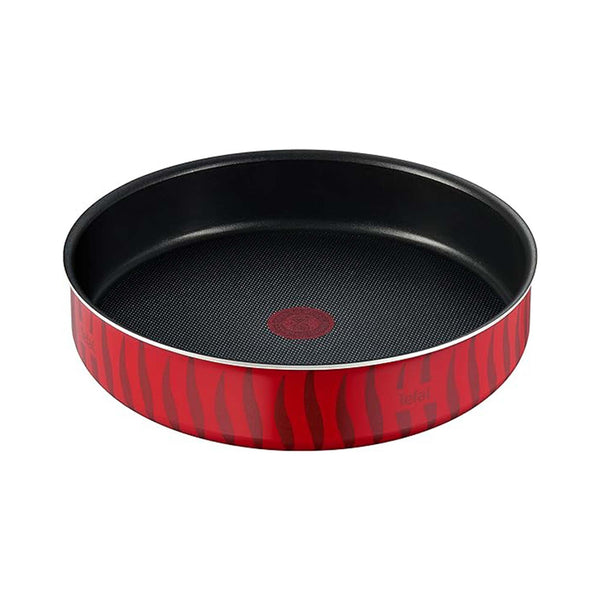 Tefal Tempoflame oven tray, burgundy