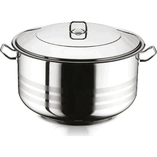 Stainless steel pot, size 34 cm