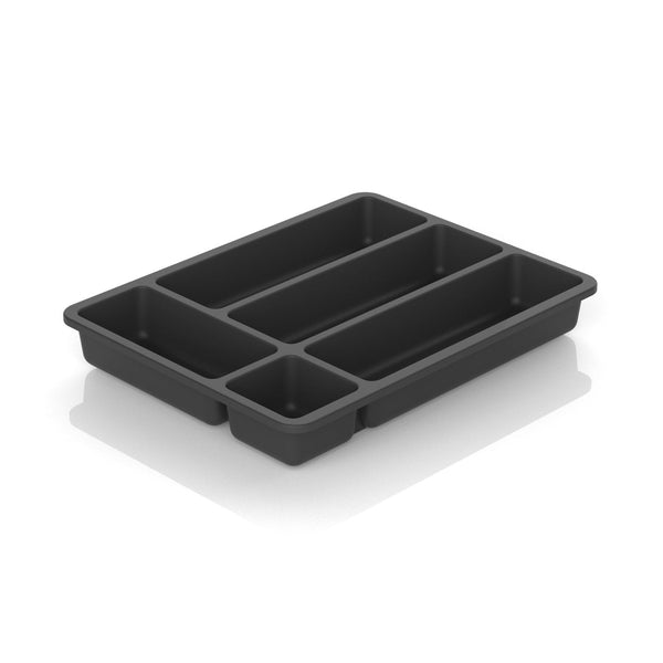 Cutlery drawer box, 36*28, black, plastic