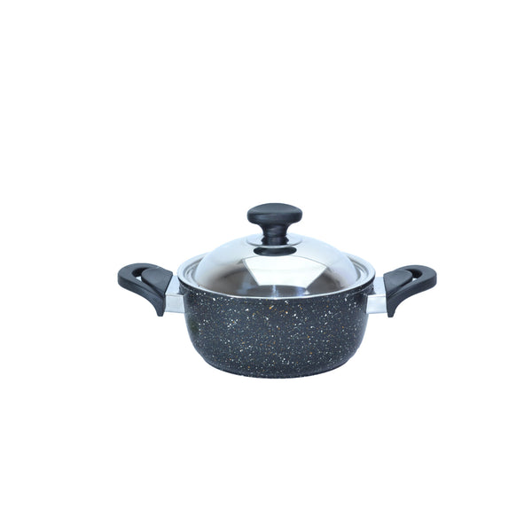 Savlon black granite pot 18